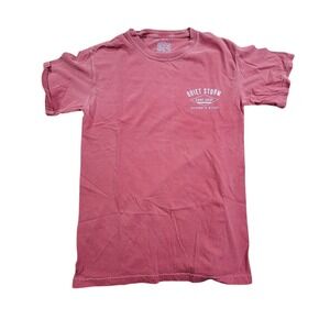 Quiet Storm T-Shirt Mens S Pink Short Sleeve Graphic‎ Tee Crew Neck Casual